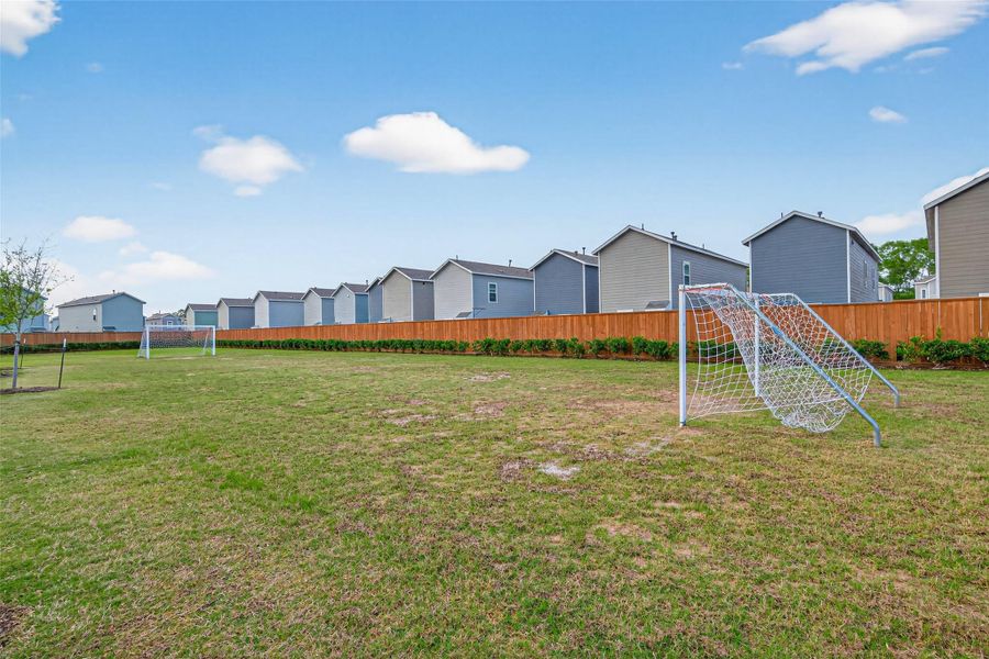 Exterior details and patio area of a home in Tavola, New Caney (Image 3). Exterior details and patio area of a home in Tavola, New Caney (Image 3).
