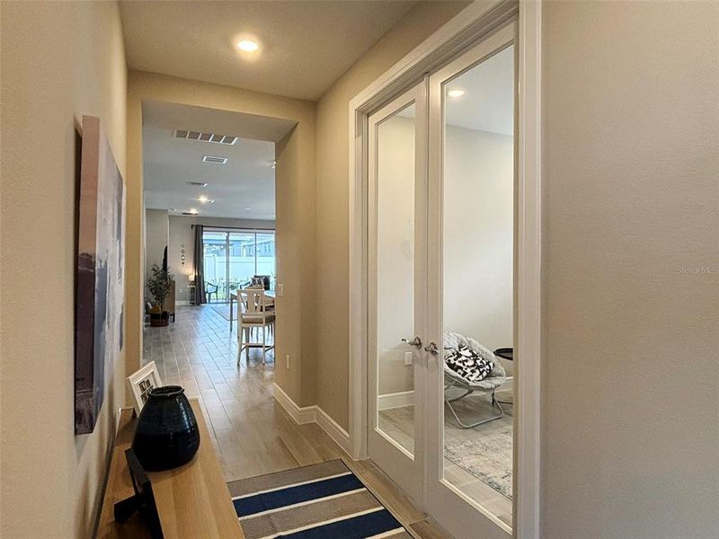 Furnished interior view inside a new home in Del Webb Oasis, Winter Garden (Image 28).