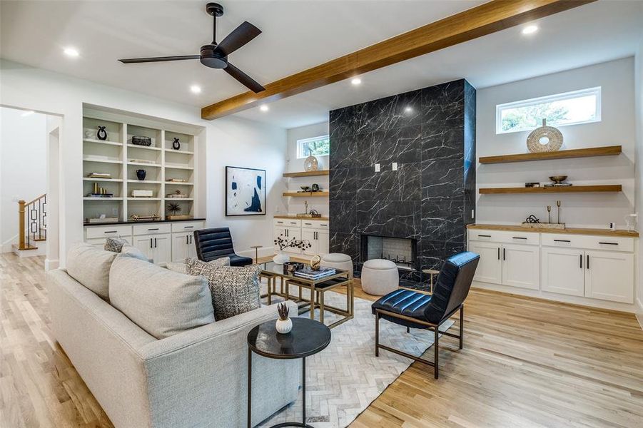 Furnished interior view inside a new home in , Dallas (Image 26).