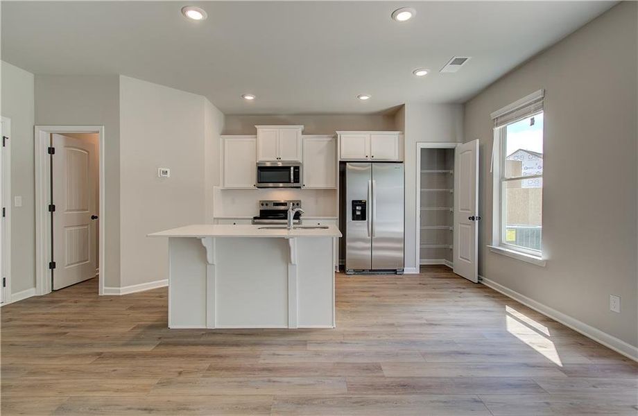 Furnished interior view inside a new home in Towne Center, Hampton (Image 8).