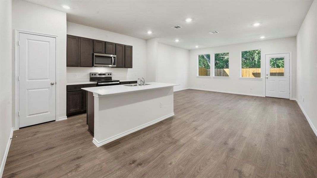 Furnished interior view inside a new home in Arbor Trails South, Princeton (Image 4).