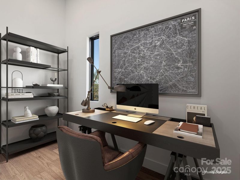 Furnished interior view inside a new home in , Mills River (Image 7).