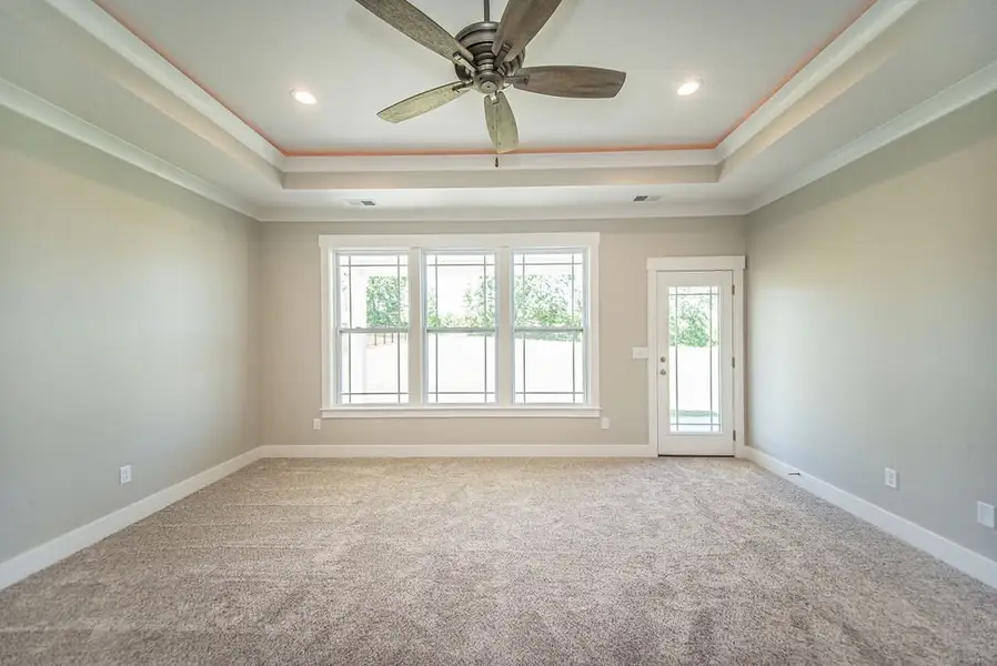 Representative unfurnished interior of a home built from the Beaumont Elite by Enchanted Homes in Smokey Hills, Campobello (Image 56).