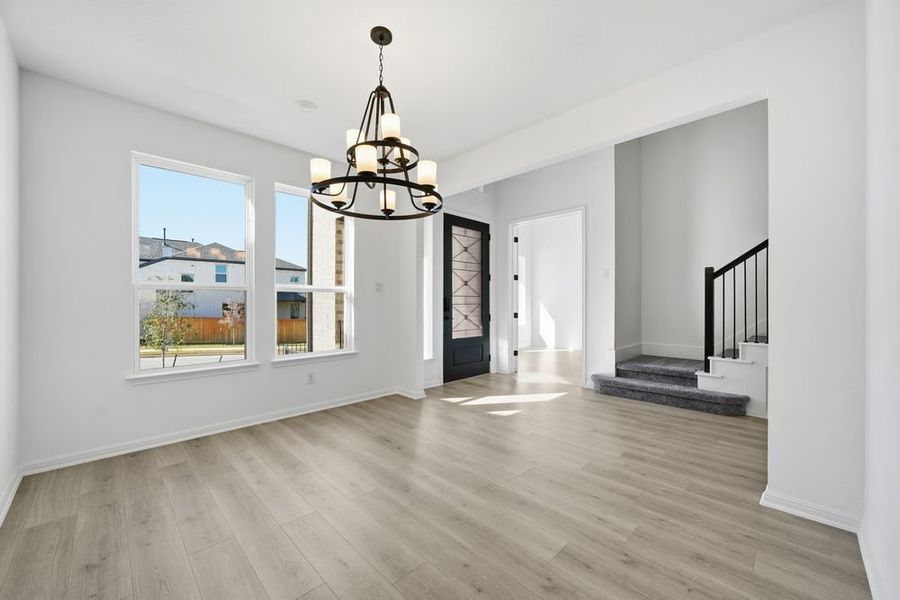 Spacious, unfurnished interior of a new home in Parkside on the River, Georgetown (Image 25).