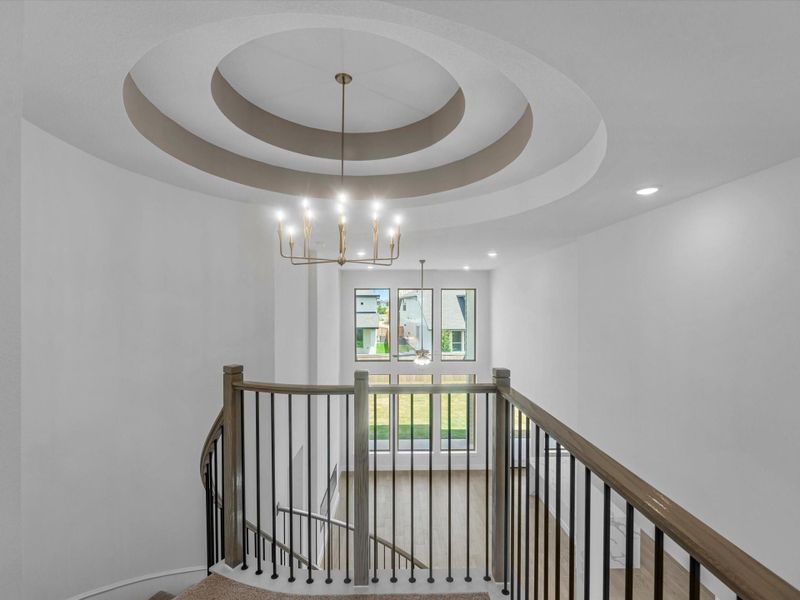Spacious, unfurnished interior of a new home in Bridgeland, Cypress (Image 10). Spacious, unfurnished interior of a new home in Bridgeland, Cypress (Image 10).