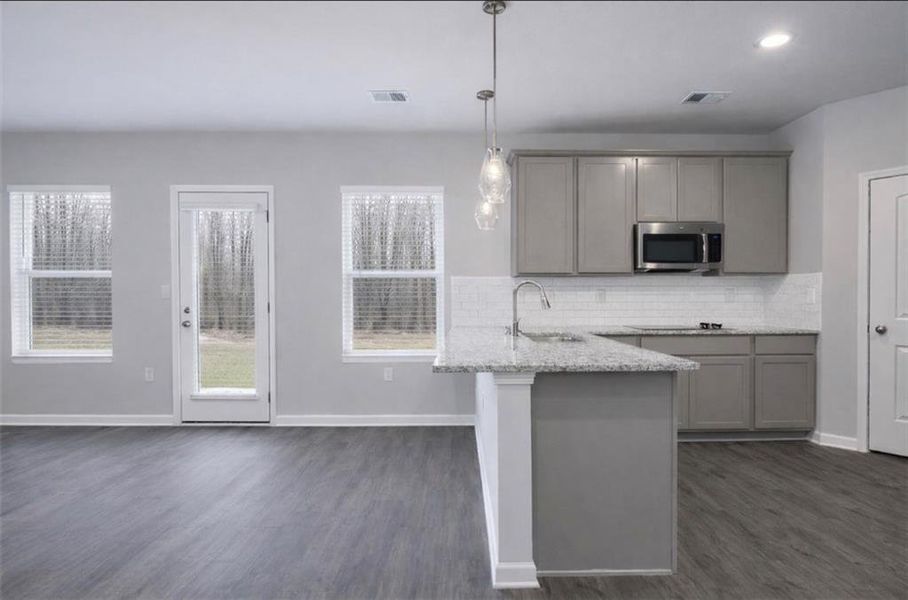 Furnished interior view inside a new home in , Covington (Image 6).