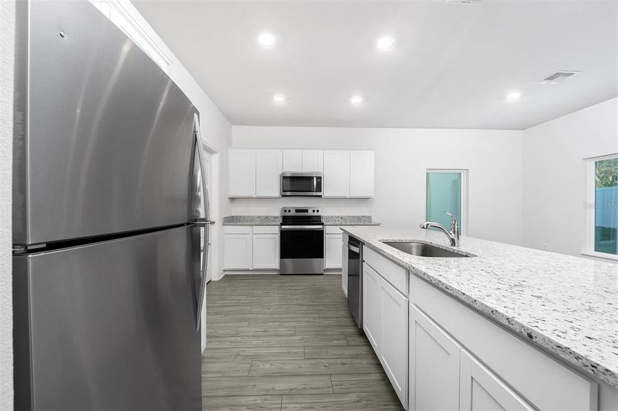 Furnished interior view inside a new home in Tula Parc, Astatula (Image 10). Furnished interior view inside a new home in Tula Parc, Astatula (Image 10).