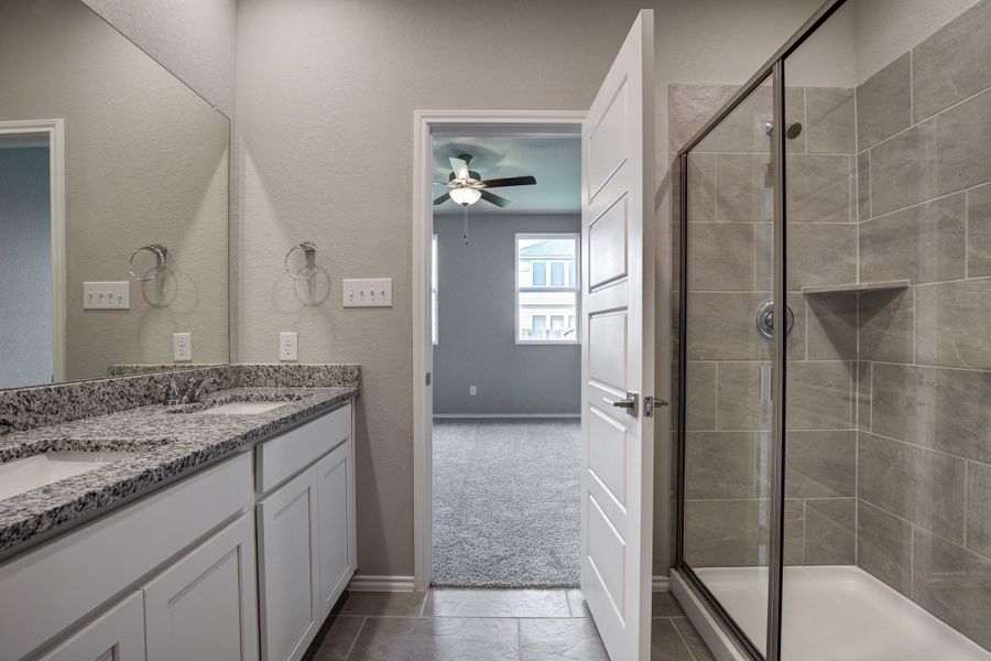 Representative furnished interior of a home built from the The Asheville I by Davidson Homes LLC in Bricewood, San Antonio (Image 9).
