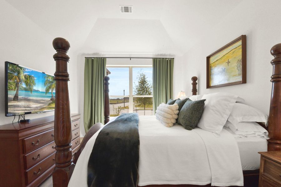 Furnished interior view inside a new home in Riceland: 42ft. lots, Mont Belvieu (Image 13).