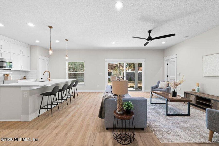 Furnished interior view inside a new home in , Jacksonville (Image 7).