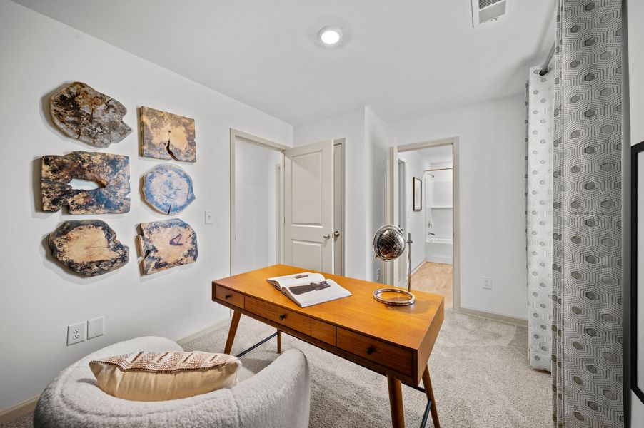 Furnished interior view inside a new home in Champions Village at Cherry Hill, Pendleton (Image 43).