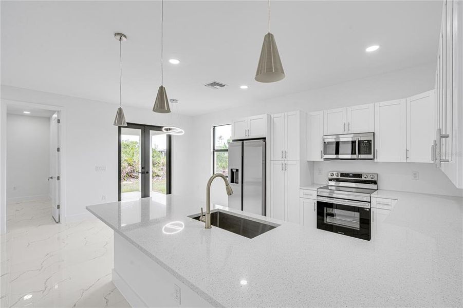 Furnished interior view inside a new home in , Rotonda West (Image 8).