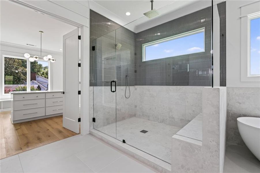 Furnished interior view inside a new home in , Dacula (Image 15).