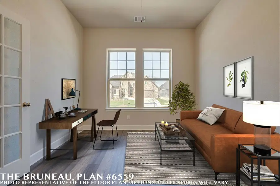 Furnished interior view inside a new home in Monterra - Classics, Fate (Image 4).