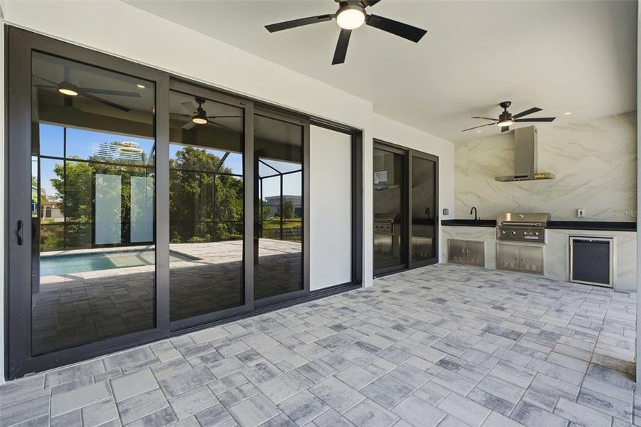 Exterior details and patio area of a home in , Cape Coral (Image 31).