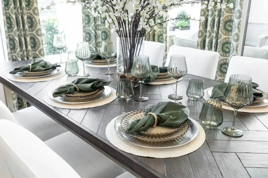 Representative Dining Room - some options shown