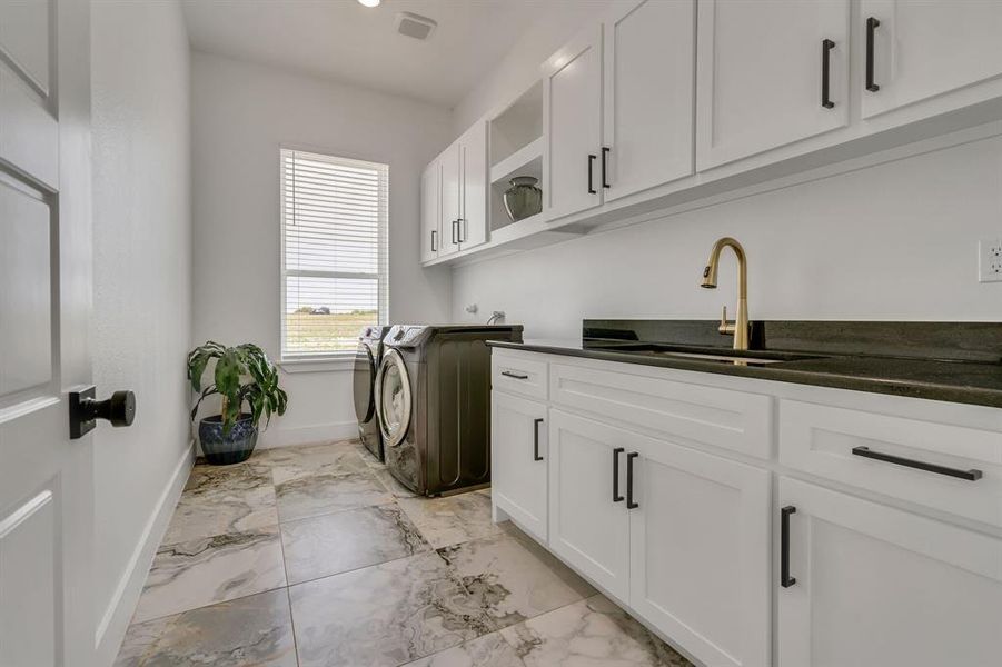 Furnished interior view inside a new home in , Krum (Image 6). Furnished interior view inside a new home in , Krum (Image 6).