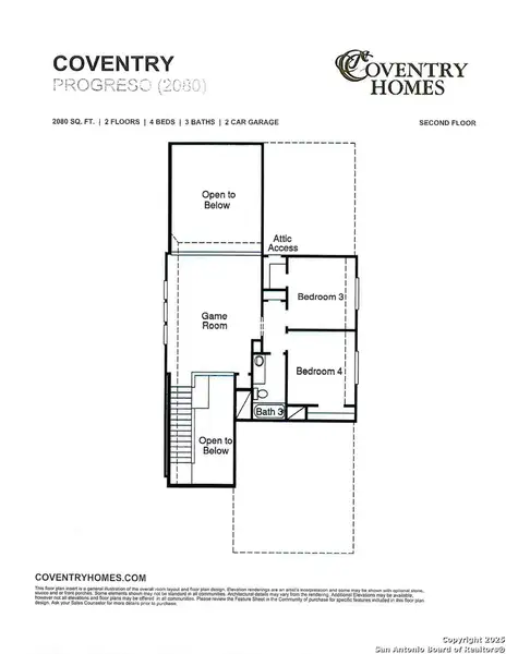 2D floor plan layout of this home in Ladera, San Antonio, TX (Image 4). 2D floor plan layout of this home in Ladera, San Antonio, TX (Image 4).