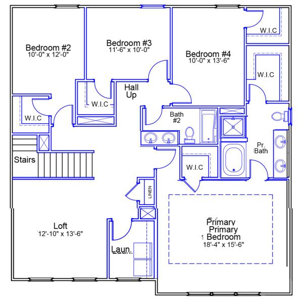 2D floor plan layout of this home in Ellington, Elgin, SC (Image 3).