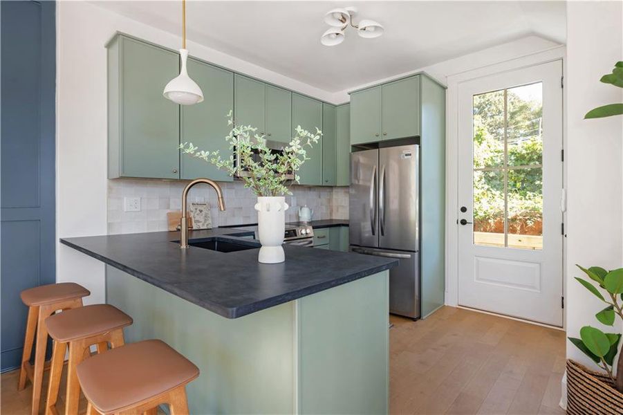 Furnished interior view inside a new home in , Atlanta (Image 11).