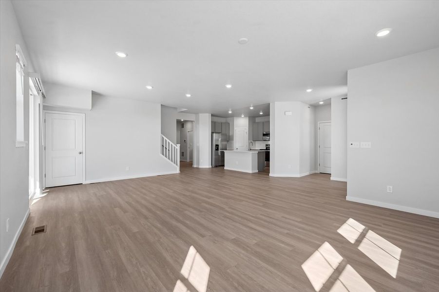 A large empty room.