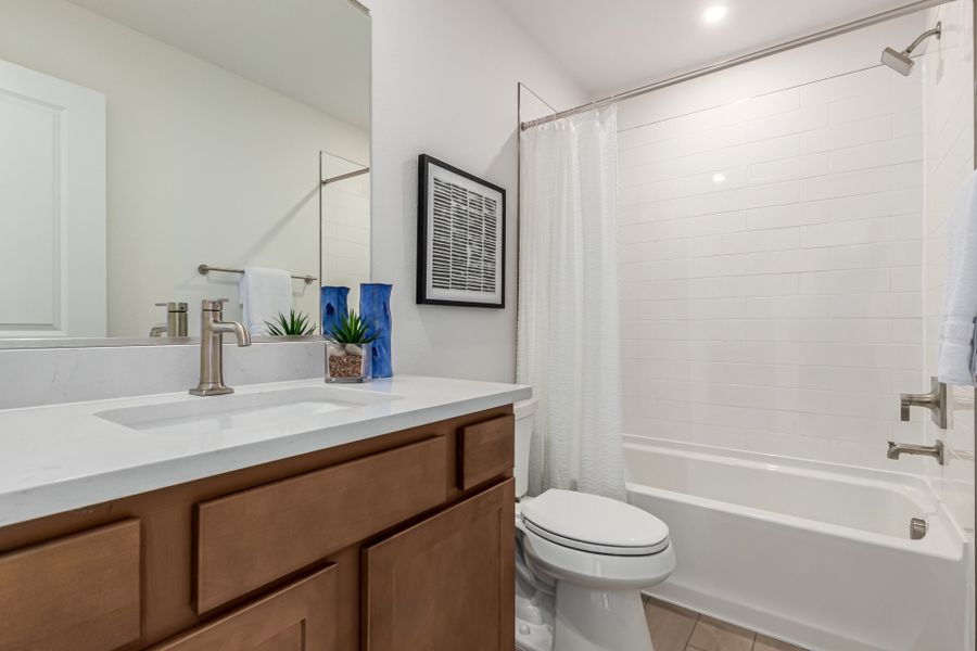 Furnished interior view inside a new home in Parkside at Victory Ridge, Colorado Springs (Image 25).
