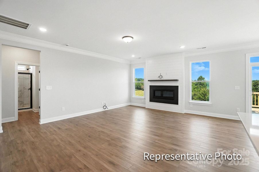 Spacious, unfurnished interior of a new home in The Meadows at Laurelbrook, Sherrills Ford (Image 24).