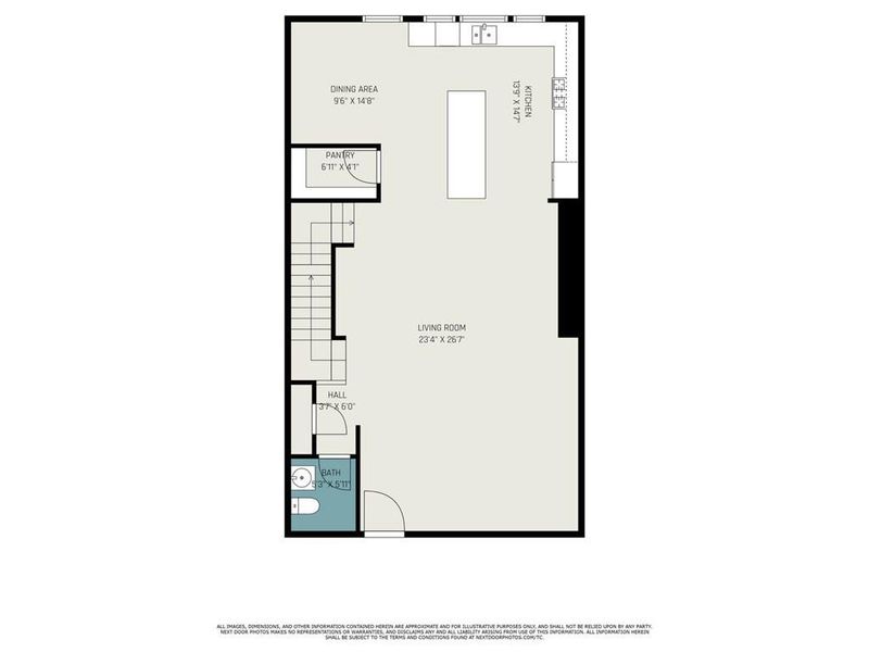 2D floor plan layout of this home in , Smyrna, GA (Image 4).