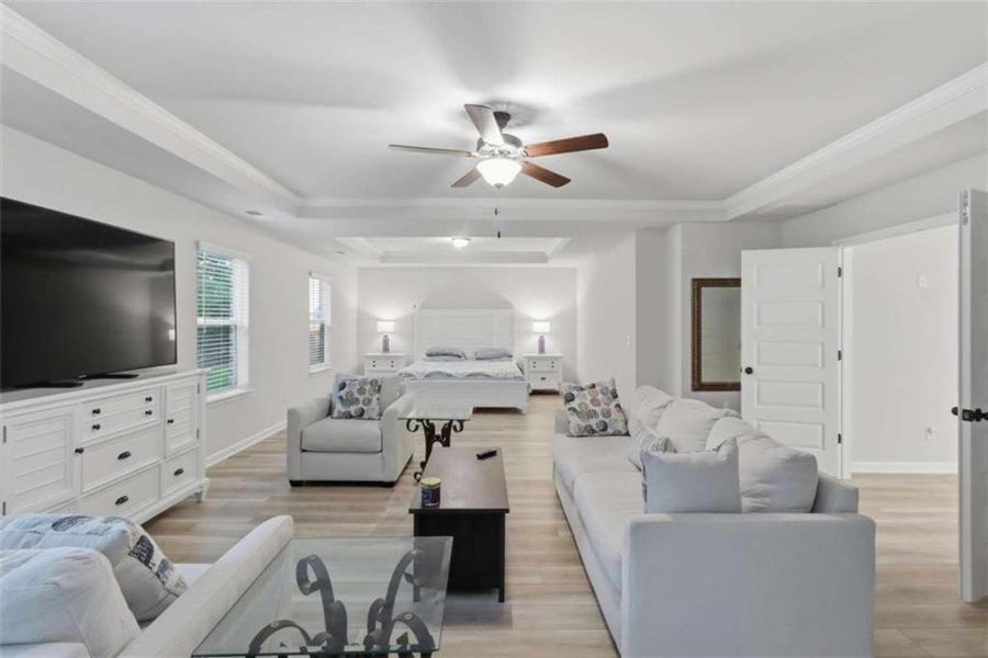 Furnished interior view inside a new home in Trinity Park, McDonough (Image 55).