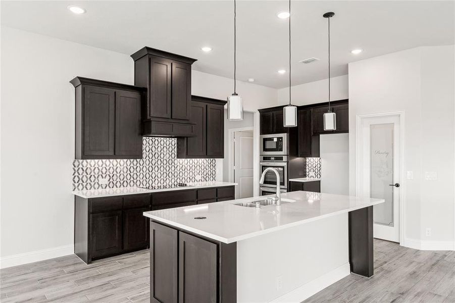 Furnished interior view inside a new home in Villages of Walnut Grove, Midlothian (Image 14).