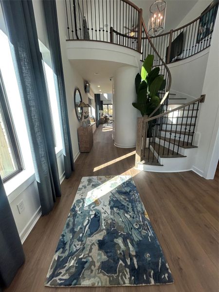 Furnished interior view inside a new home in Santa Rita Ranch, Liberty Hill (Image 5).