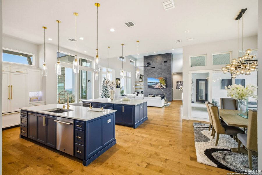 Furnished interior view inside a new home in , San Antonio (Image 64).