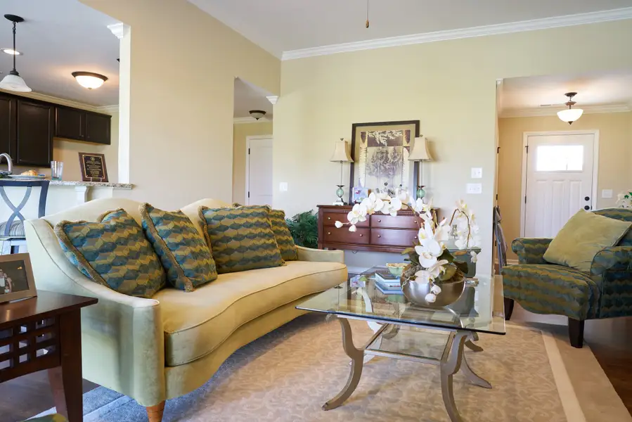 Furnished interior in a model home at Davenport Farms in Winterville (Image 5).
