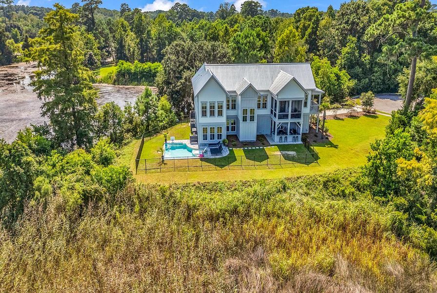 Front exterior of a new home in , Georgetown, SC, highlighting curb appeal (Image 18). Front exterior of a new home in , Georgetown, SC, highlighting curb appeal (Image 18).