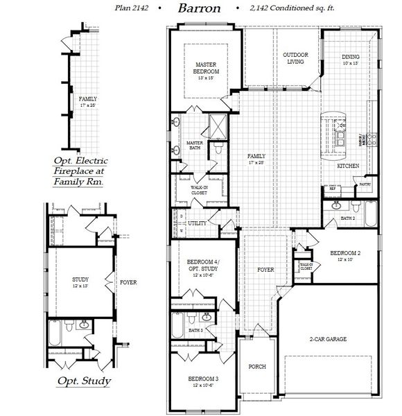2D floor plan layout for the Barron by Chesmar Homes in Highland Village, Georgetown, TX (Image 4). 2D floor plan layout for the Barron by Chesmar Homes in Highland Village, Georgetown, TX (Image 4).