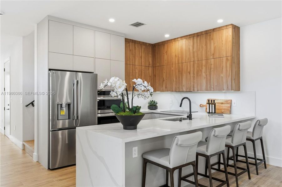 Furnished interior view inside a new home in , Miami (Image 6). Furnished interior view inside a new home in , Miami (Image 6).