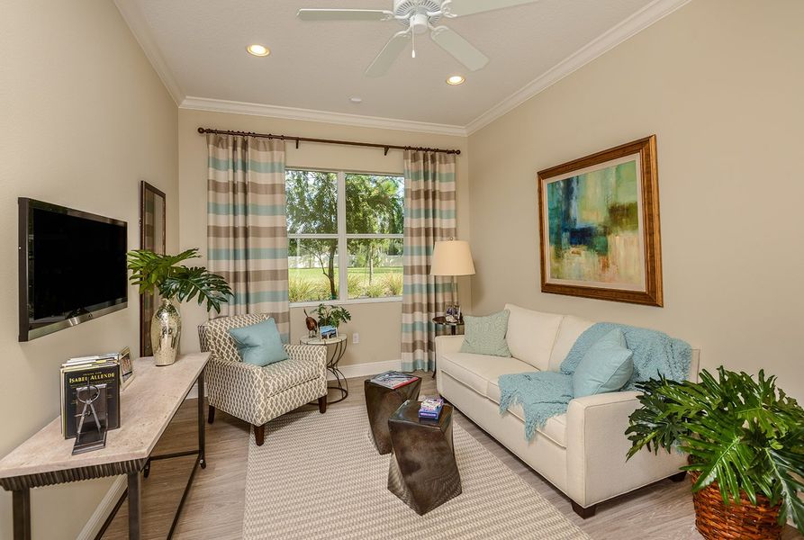 Representative furnished interior of a home built from the Endless Summer 3 by Neal Communities in Wildleaf at North River Ranch, Parrish (Image 13). Representative furnished interior of a home built from the Endless Summer 3 by Neal Communities in Wildleaf at North River Ranch, Parrish (Image 13).