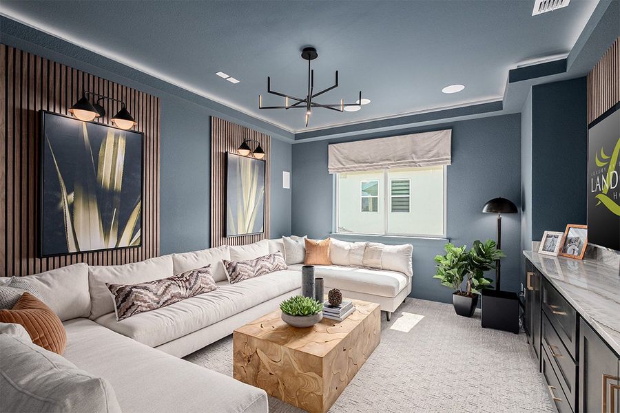 Representative furnished interior of a home built from the Manhattan by Landon Homes in Fields - Brookside, Frisco (Image 26). Representative furnished interior of a home built from the Manhattan by Landon Homes in Fields - Brookside, Frisco (Image 26).