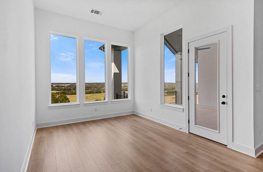 Spacious, unfurnished interior of a new home in Lariat - 80', Liberty Hill (Image 17). Spacious, unfurnished interior of a new home in Lariat - 80', Liberty Hill (Image 17).