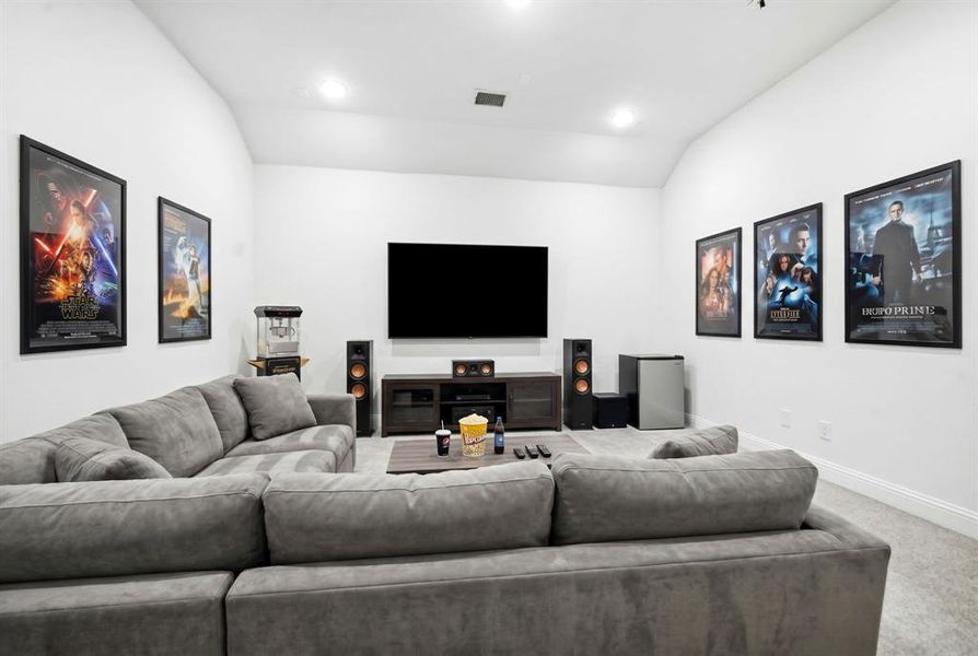 Virtually Staged - Movie Room