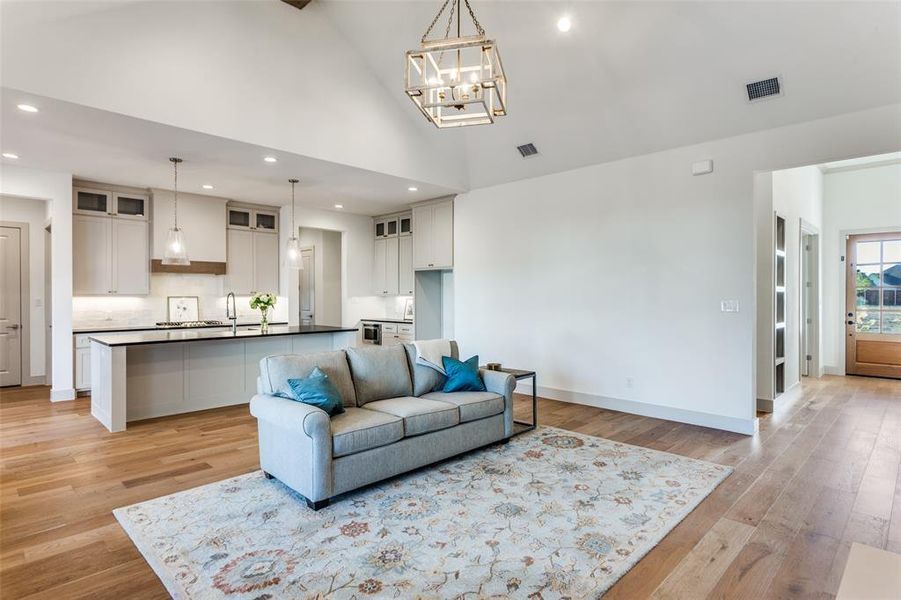 Furnished interior view inside a new home in , Aledo (Image 9).