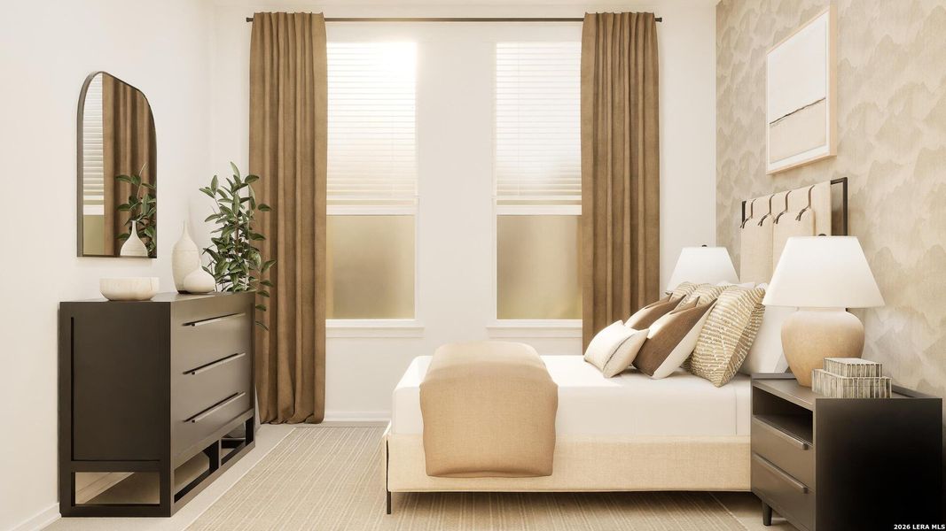 Furnished interior view inside a new home in Brookmill, San Antonio (Image 6).