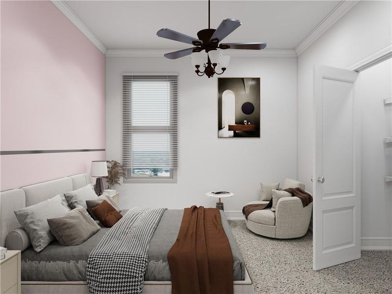 Furnished interior view inside a new home in , Cumming (Image 7).