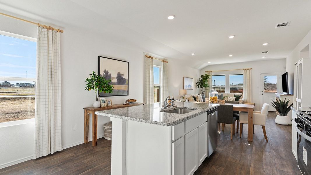 Furnished interior view inside a new home in Watermill, Kyle (Image 8).