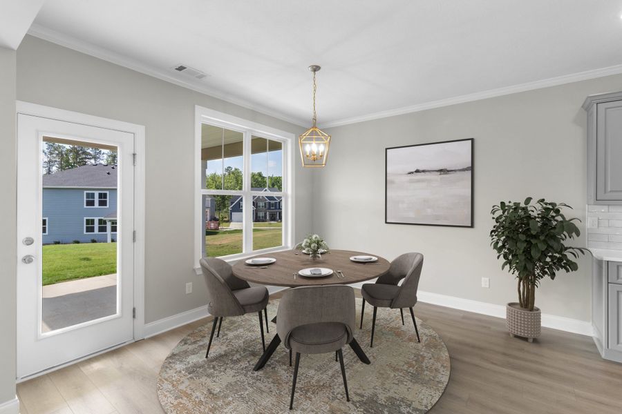 Furnished interior view inside a new home in Tillery Park, Grovetown (Image 8). Furnished interior view inside a new home in Tillery Park, Grovetown (Image 8).