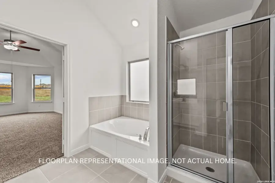 Furnished interior view inside a new home in , Elmendorf (Image 5).