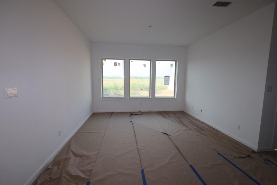 In-progress construction of a new home in Meridiana - Terrace Collection, Manvel, TX (Image 7). In-progress construction of a new home in Meridiana - Terrace Collection, Manvel, TX (Image 7).