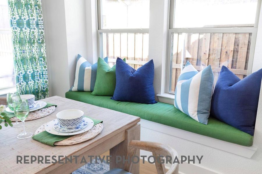 Furnished interior view inside a new home in Wolf Ranch, Georgetown (Image 16).