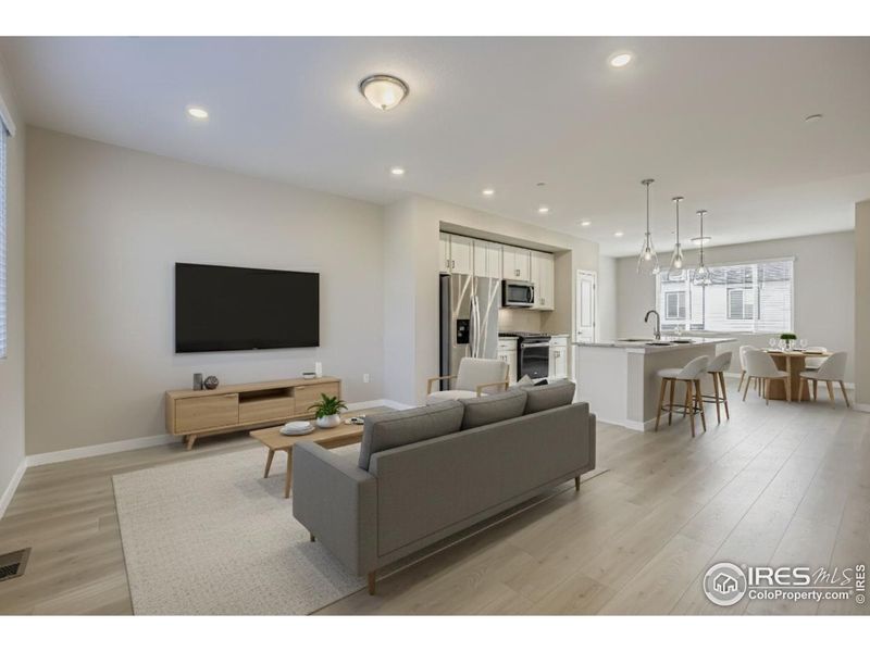 Furnished interior view inside a new home in , Fort Collins (Image 16).