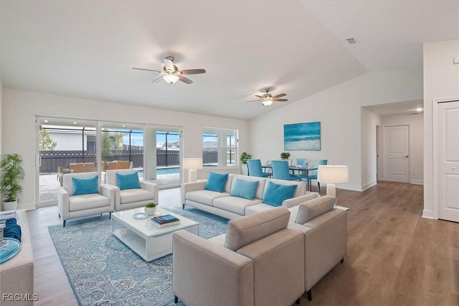 Furnished interior view inside a new home in Cape Coral, Cape Coral (Image 6).